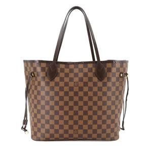 Louis Vuitton Damier Neverfull MM Tote Bag, Ebene Cerise, N41358, RFID, Brown...